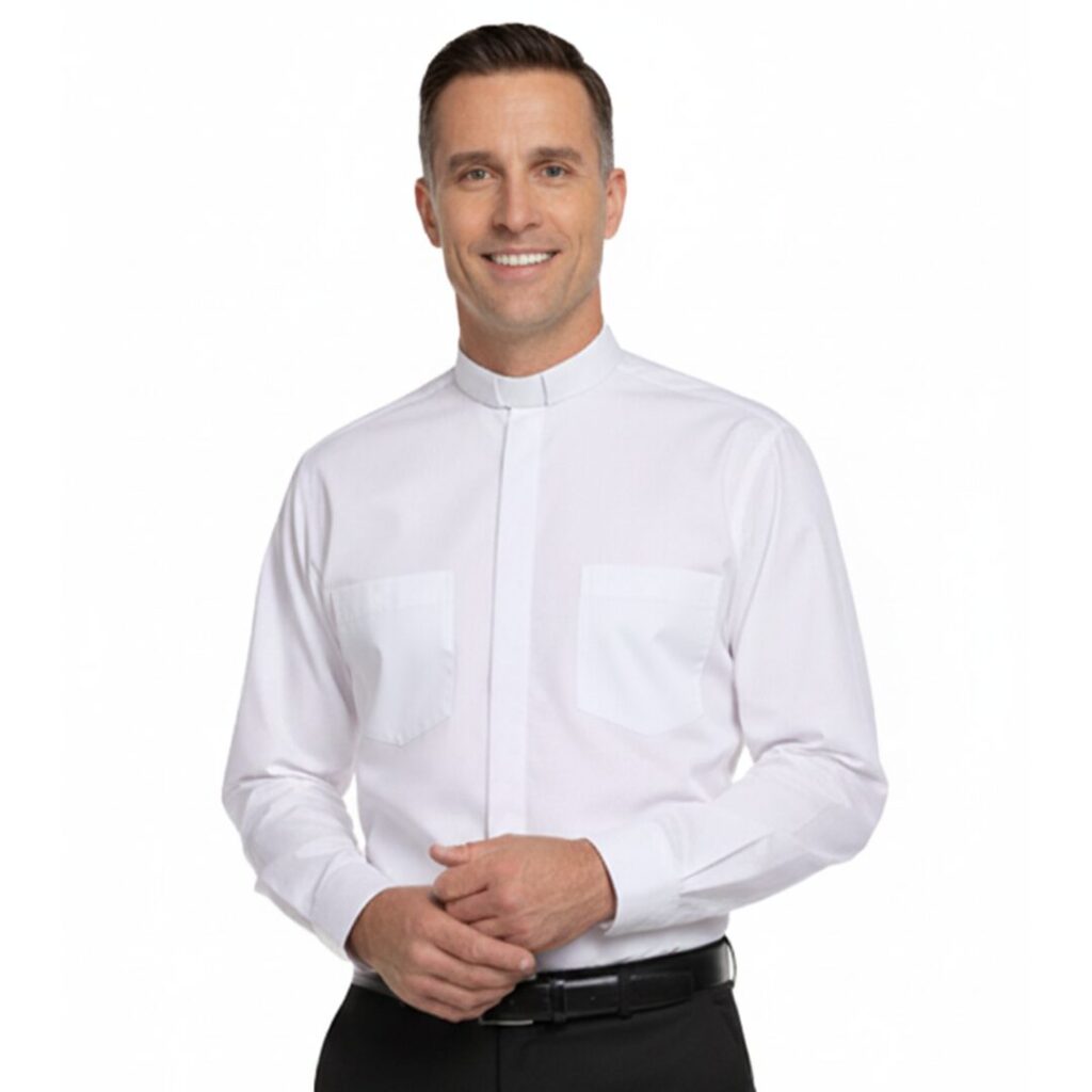 Camisa Obispo Manga Larga